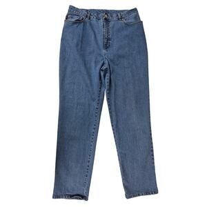 Lauren Jeans Co. Ralph Lauren Denim Blue Jeans Straight Leg Women Sz 16
